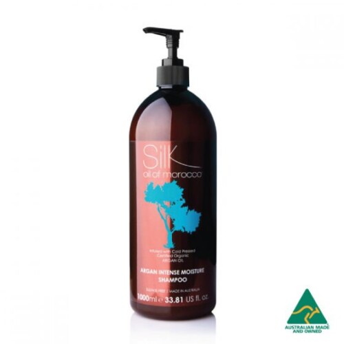 Silk Oil of Morocco Argan Intense Moisture kosteuttava shampoo 100ml/ 375ml/1000ml - Image 3